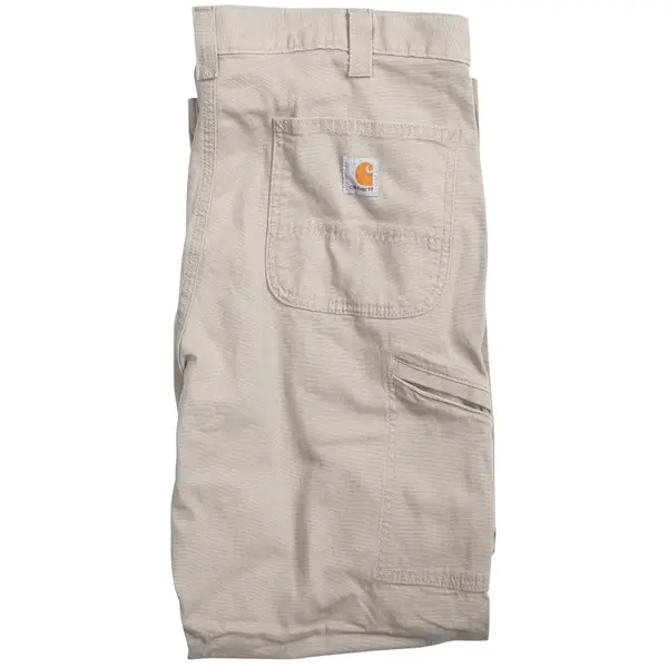 Carhartt Men's 38 in. x 34 in. Tan Cotton/Spandex Rugged Flex Rigby  Dungaree Pant 102291-232 - The Home Depot