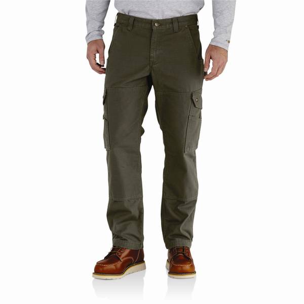 men's flannel lined cargo pants