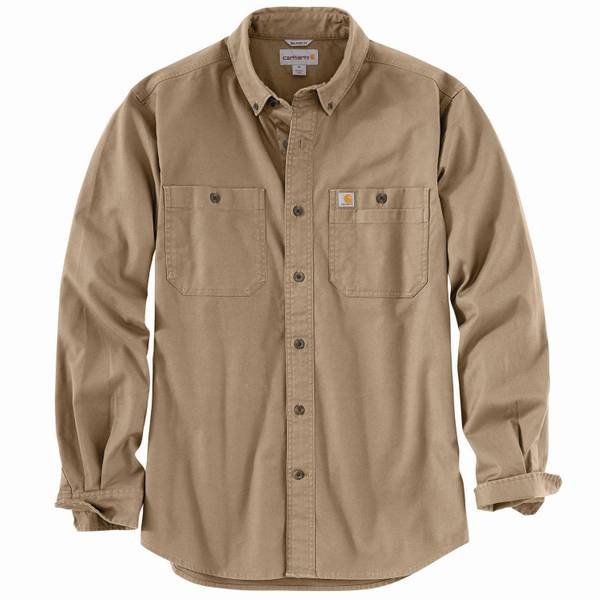Carhartt Men's Long Sleeve Woven Twill Shirt - 103554253-2X | Blain's