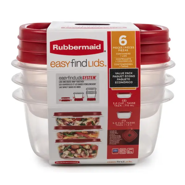Rubbermaid Flip Top Cereal Keeper, Modular Food Storage Container,  BPA-free, 22 Cup, 2 Pack