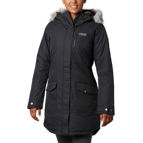 Columbia Women's Suttle Mountain Long Insulated Jacket, Old Black, L ...