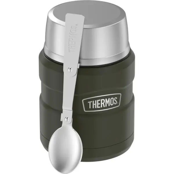 Thermos SK3000 Series Stainless Steel Food Jar 470mL With Spoon - 4 Co