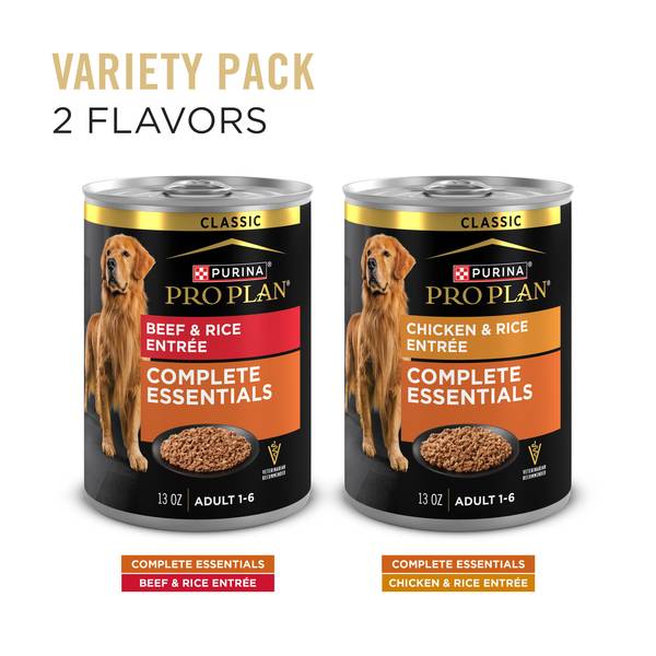 Purina Pro Plan 12-Pack Complete Essentials Classics Variety Dog