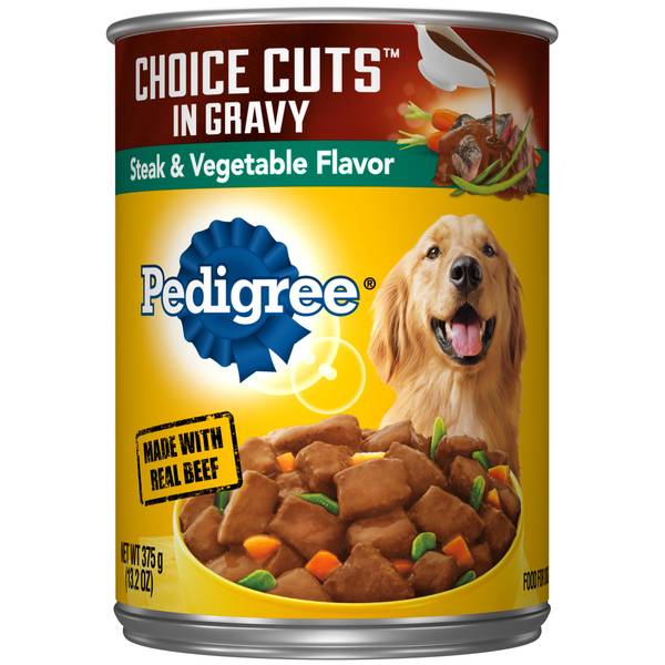 Pedigree steak dog clearance food