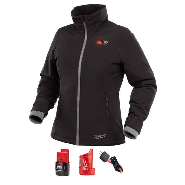 Milwaukee 232B21 M12 Women's Heated Softshell Jacket Kit, XL 232B