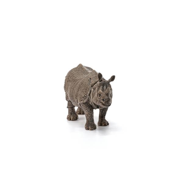 Schleich 14816 Indian Rhinoceros 5 1/2in Series Wild Animals Novelty 2018 