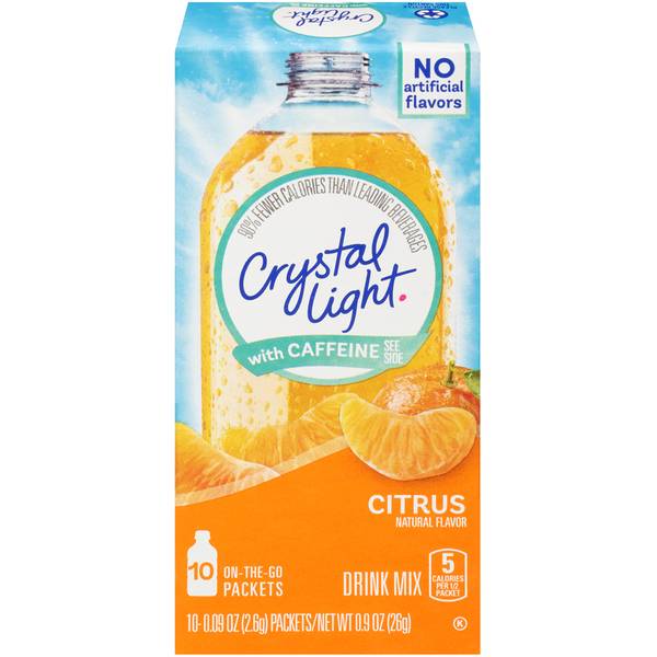 Crystal Light 10 Count Energy Citrus 007307 Blain's Farm & Fleet