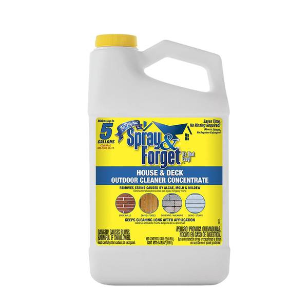 Spray & Forget 64 oz House and Deck Outdoor Cleaner Concentrate ...