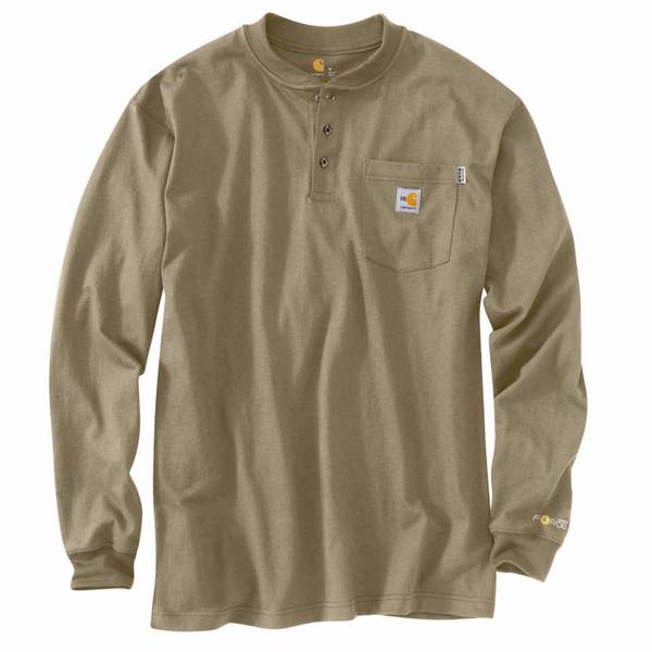 Photo of Men's Flame-Resistant Force Dearborn Loose Long Sleeve Henley