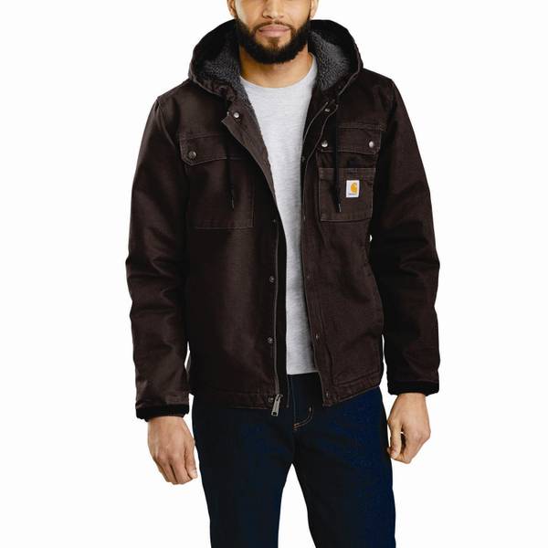Carhartt Men's Washed Duck Bartlett Jacket - 103826-BLK-L