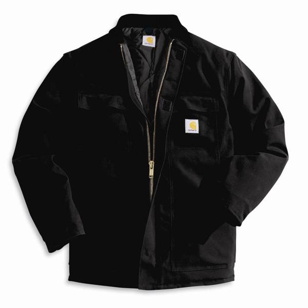 Carhartt Men's Duck Traditional Arctic Quilt-Lined Jacket, Black, XLT ...