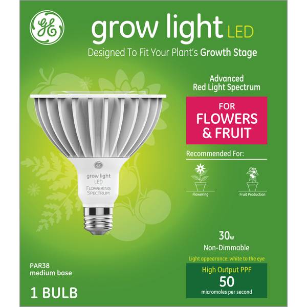 GE LED Grow Light 30W For Fruit /& Flowers Brand New