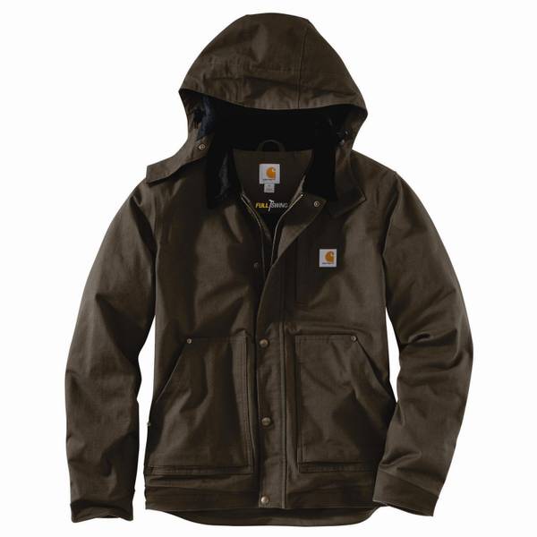 Carhartt Men's Full Swing Relaxed Fit Ripstop Insulated Jacket, Tarmac ...