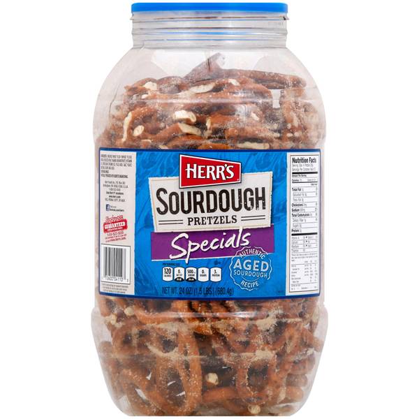 Herr's 24 oz Special Pretzel Barrel 4128 Blain's Farm & Fleet