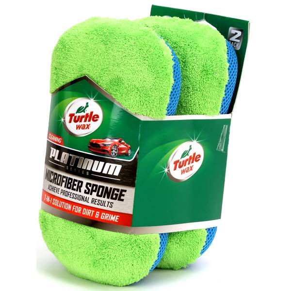Turtle Wax Platinum 2Pack Doublesided Wash Sponge TWWS105 Blain