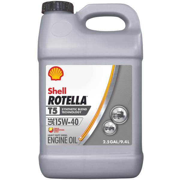 UPC 021400410213 product image for Shell 2.5 Gal Rotella T5 15W-40 Engine Oil | upcitemdb.com
