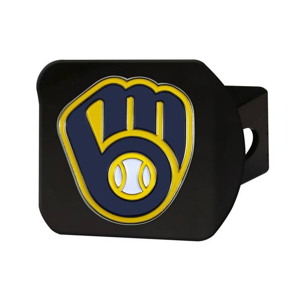 Milwaukee Brewers Hitch Cover - Chrome