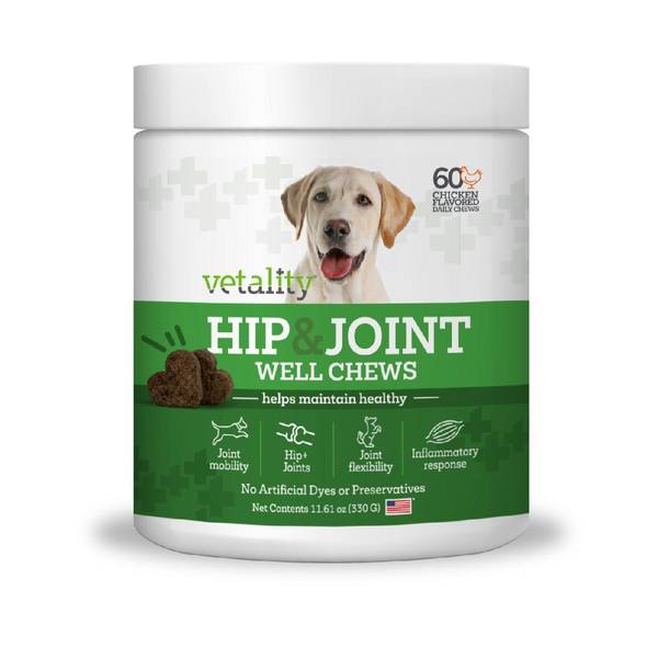 Vetality 60-Count Hip & Joint Chews for Dogs - 30094 | Blain's Farm & Fleet