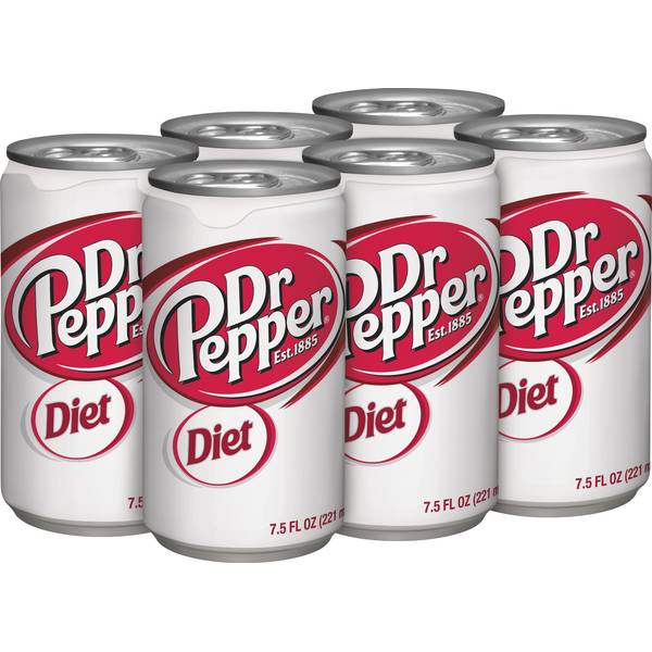Photo of 6-Pack 7.5 oz Diet Dr. Pepper