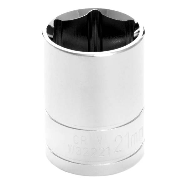 NEW Snap-on Tools USA 1/2" Drive 21mm DEEP 6-Point Impact Socket (SIMM210) - Black Oxide, Made In USA