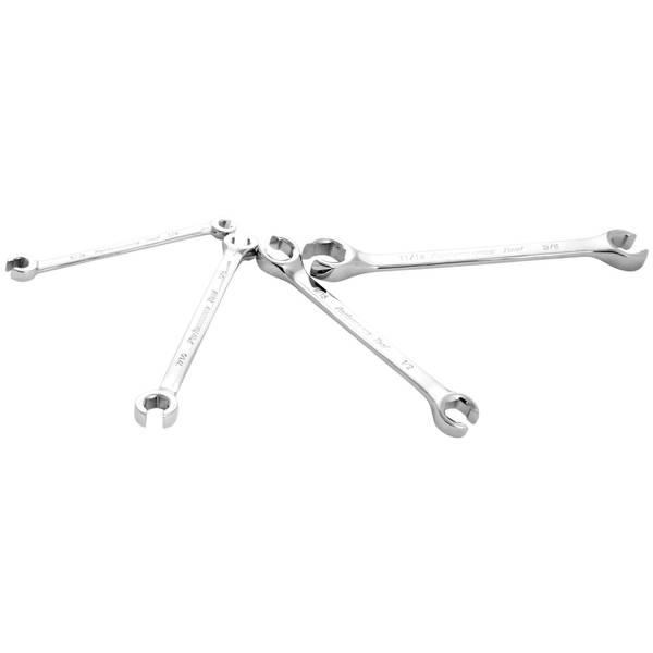 Performance Tool 4 Piece SAE Flare Nut Wrench Set W30430 Blain's