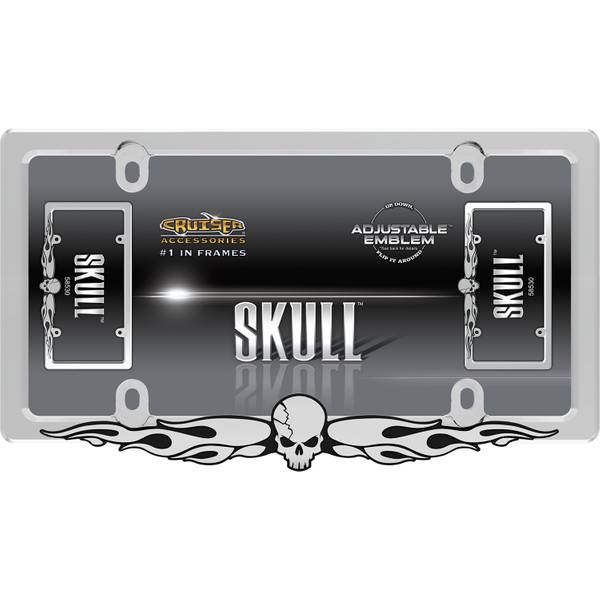 Firefighter Open Black License Plate Frame MOTORS Auto Parts & Accessories