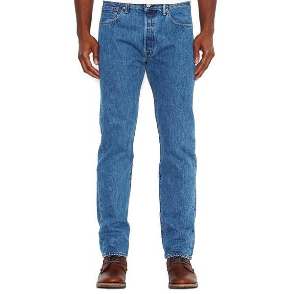 Levi's Men's 501 Regular Fit Straight Jeans, Medium Stonewash, 40x34