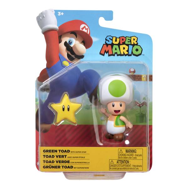  SUPER MARIO Action Figure 4 Inch Ice Mario Collectible