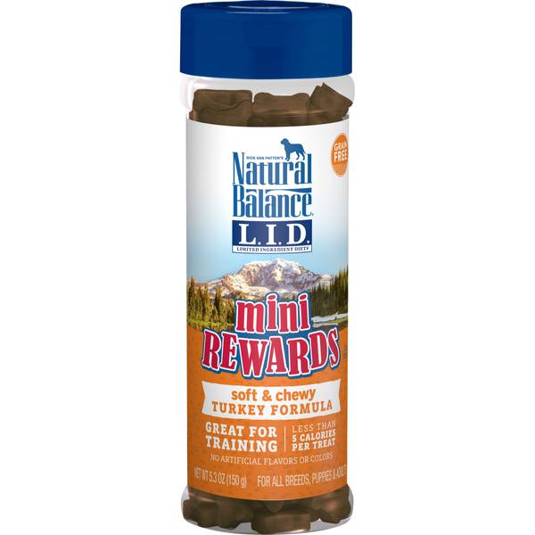 Natural Balance Natural Bal LID Mini-Rewards Turk Treat - 647-408-15 ...