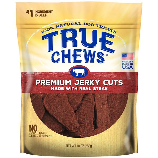Photo of Steak Jerky Cuts Dog Treats, 10 oz, 100% Natural