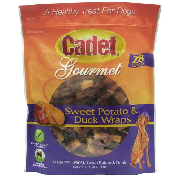 Duck wrapped sweet potato dog outlet treats