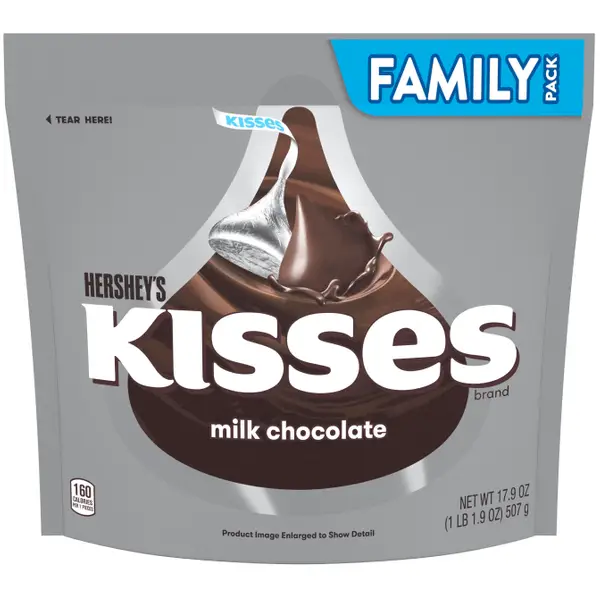 Hershey's 17.9 oz Milk Chocolate Kisses - 3400014059 | Blain's