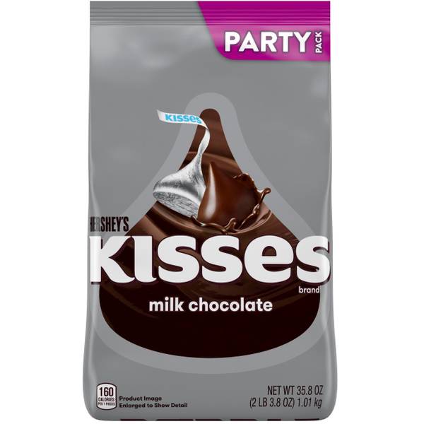 HERSHEY'S KISSES SPECIAL DARK Mildly Sweet Chocolate Candy, 16.1