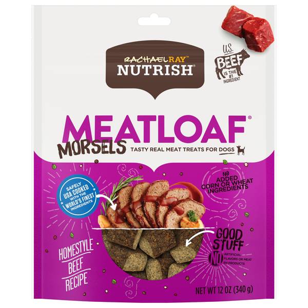 Rachael Ray Nutrish 12 oz Meatball Morsels Dog Treats 10071190022438