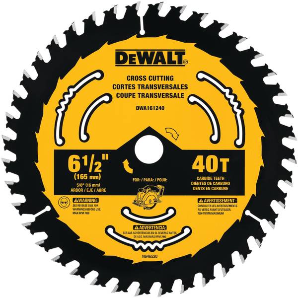 Photo of 6-1/2" 40-Tooth Circular Saw Blade
