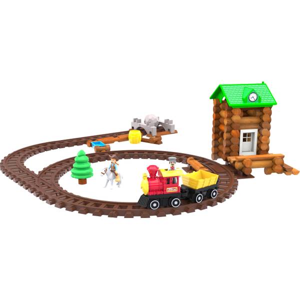 lincoln log train set