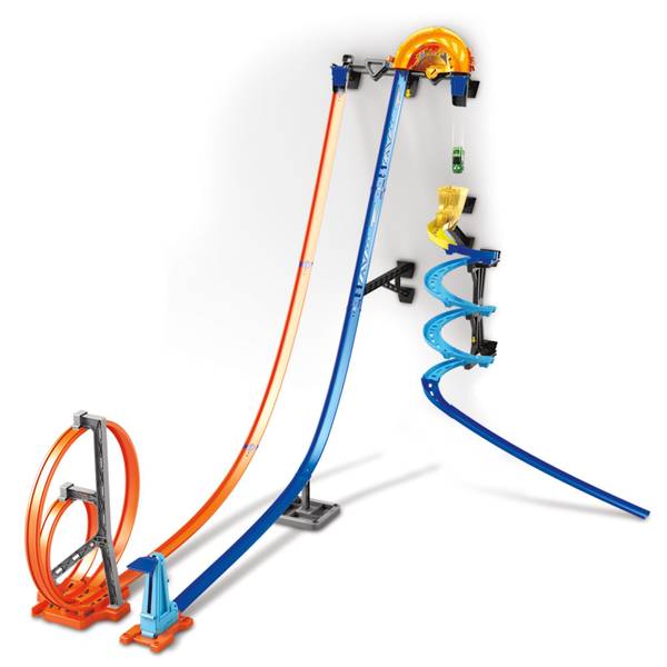 hot wheels loop and launch track set