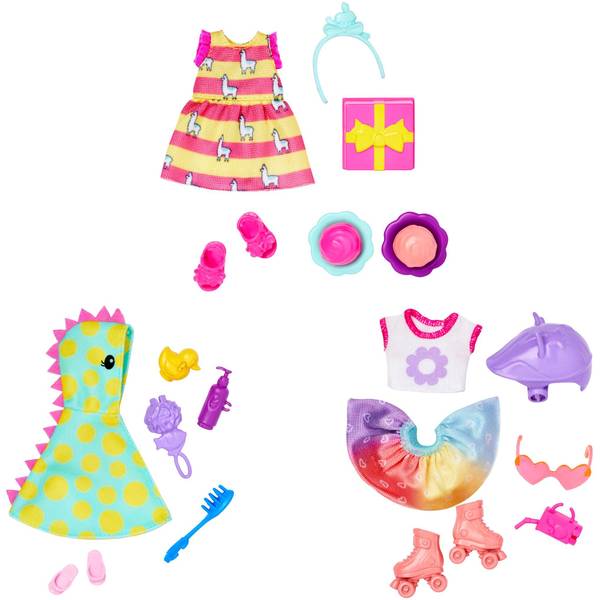 barbie club chelsea bedtime accessories set with teddy bear