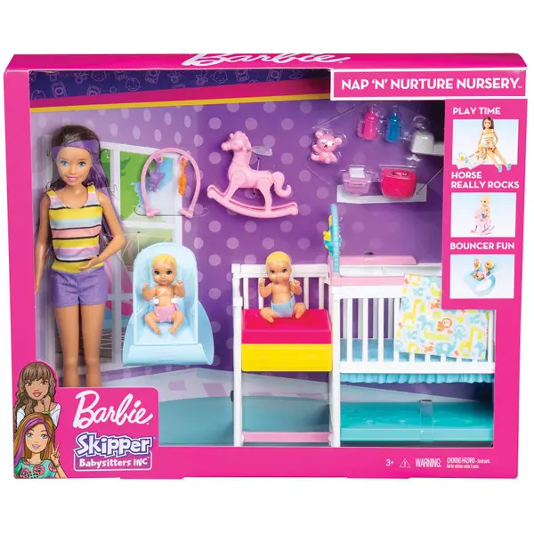 barbie nap and play nursery
