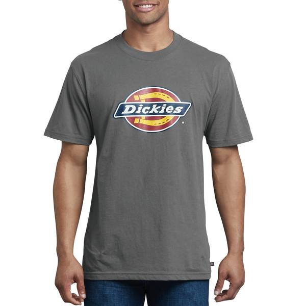 Dickies Men's Logo Graphic T-Shirt, STONE GREY, L - WS45RSNG-L | Blain ...