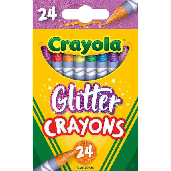 Crayola Glitter Crayons 24ct – Art Therapy