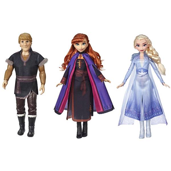 frozen playing dolls