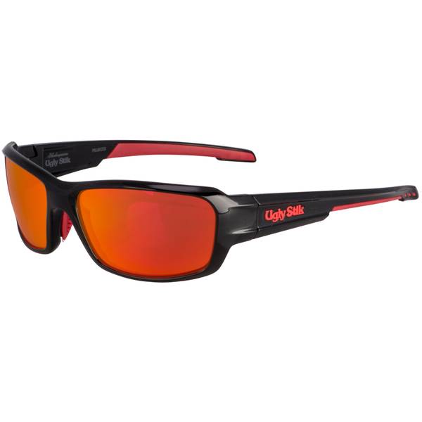Ugly Stik Gloss Black/Red Sunglasses - 1479128 | Blain's Farm & Fleet