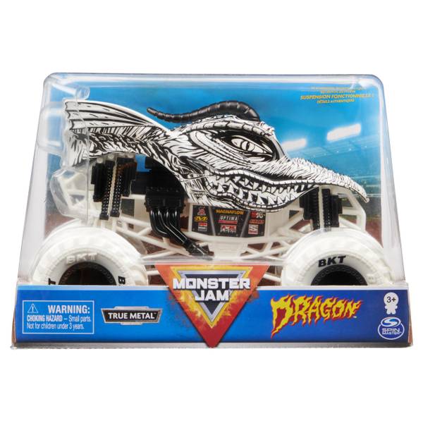 Hot Wheels Monster Trucks 1:24 Scale Vehicles, Collectible Die