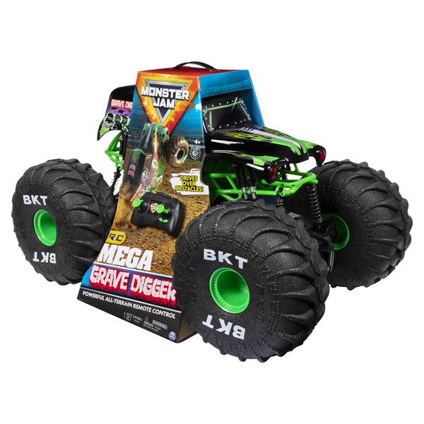 grave digger remote car