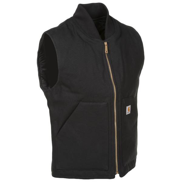 Carhartt V01 Relaxed Fit Firm Duck Insulated Rib Collar Vest Gilet 