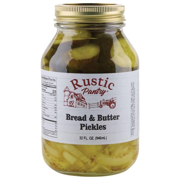 Rustic Pantry 32 Oz Bread N Butter Pickles Blain S Farm Fleet