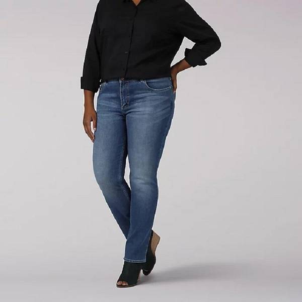 riders by lee mid rise bootcut plus size