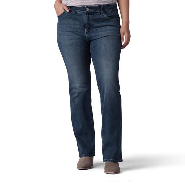 LEE Womens Plus-Size Flex Motion Regular Fit Bootcut Jean