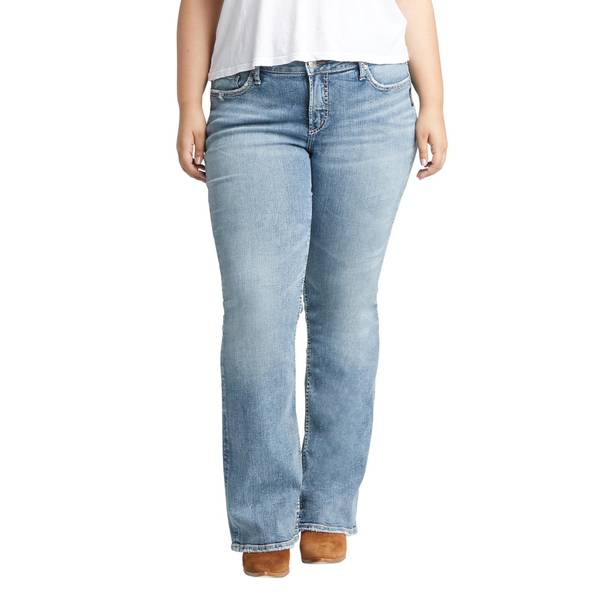 silver plus size jeans